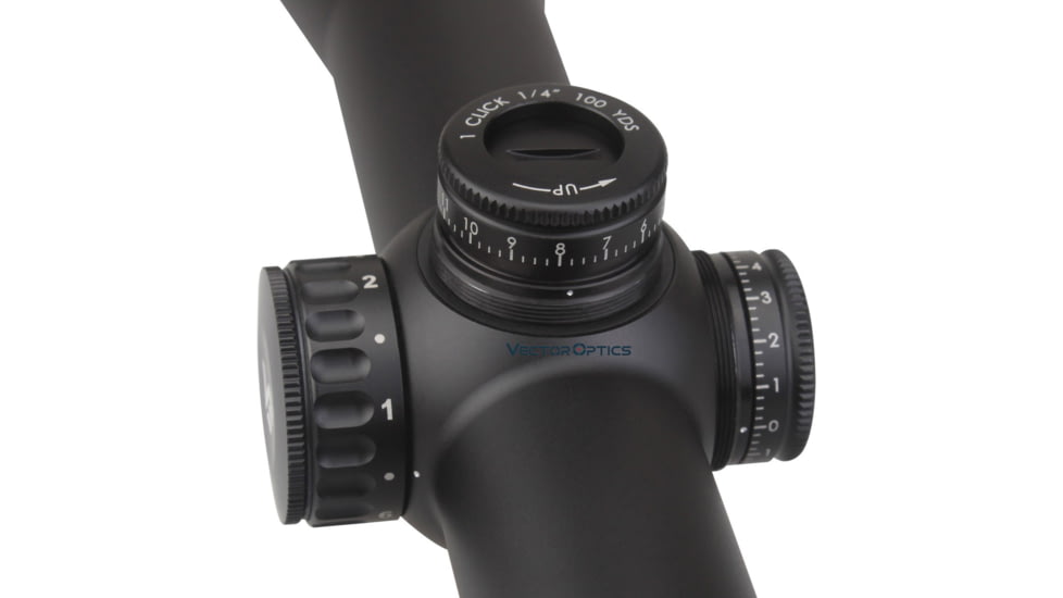 Vector Optics Continental Rifle Scope, 1.5-9x42mm, 30mm Monotube, German 4 Reticle, Black, SCOM-23