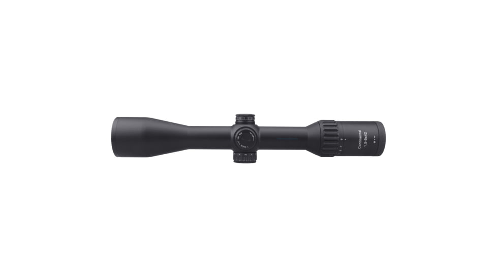 Vector Optics Continental Rifle Scope, 1.5-9x42mm, 30mm Monotube, German 4 Reticle, Black, SCOM-23