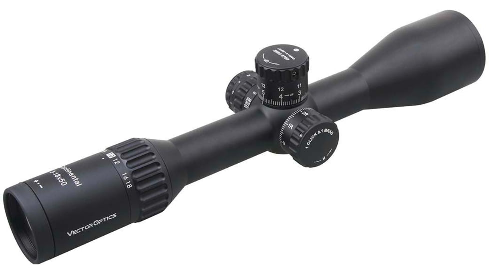 Vector Optics Continental x6 3-18x50 ARI Riflescope, 30mm Tube, 0192687279098