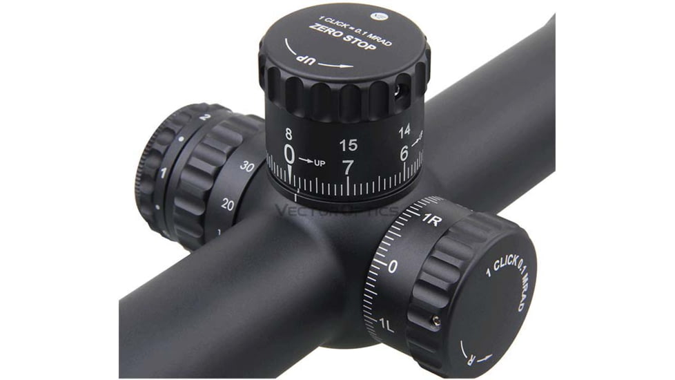 Vector Optics Continental x6 5-30x56 Zero Stop Tactical Riflescope, 30mm Tube, Second Focal Plane, 0192687270415