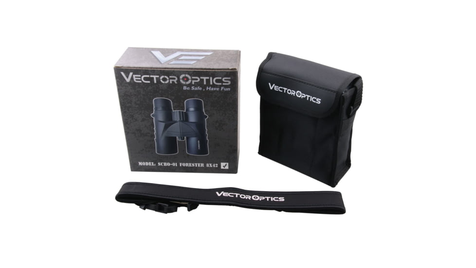 Vector Optics Forester Binocular, 8x42mm, Roof Prism, Black, SCBO-01