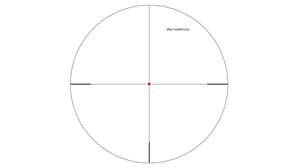 Vector Optics Forester Rifle Scope, 3-15x50mm, 30mm Tube, Etched Glass VFD-2 Reticle, Black, SCOM-16