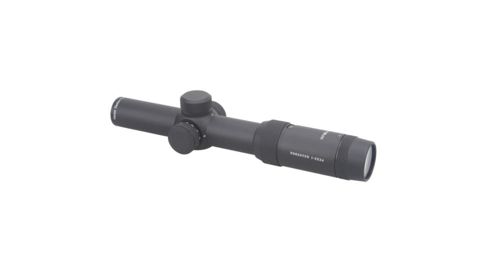 Vector Optics Forester Rifle Scope, 1-5x24mm, 30mm Tube, Etched glass VFD-2 Reticle, Black, SCOC-03