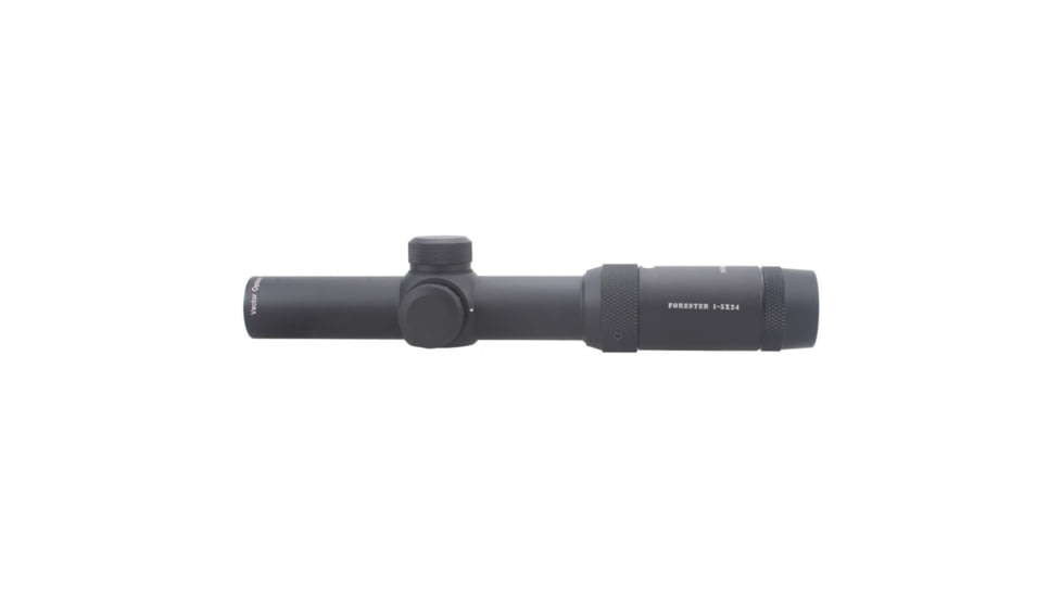 Vector Optics Forester Rifle Scope, 1-5x24mm, 30mm Tube, Etched glass VFD-2 Reticle, Black, SCOC-03