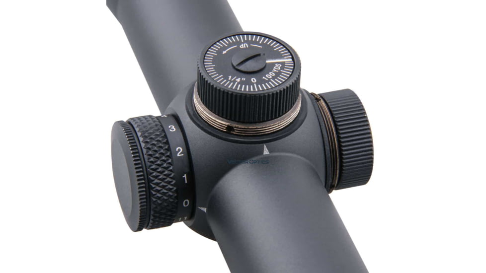 Vector Optics Forester Rifle Scope, 2-10x40mm, 30mm Tube, Etched Glass VFD-2 Reticle, Black, SCOM-02