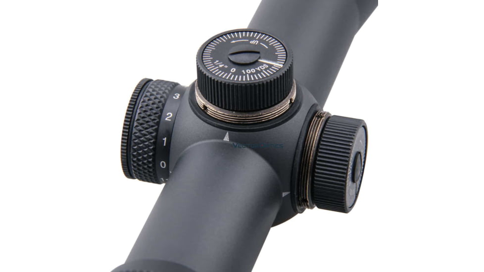 Vector Optics Forester Rifle Scope, 2-10x40mm, 30mm Tube, Etched Glass VFD-2 Reticle, Black, SCOM-02
