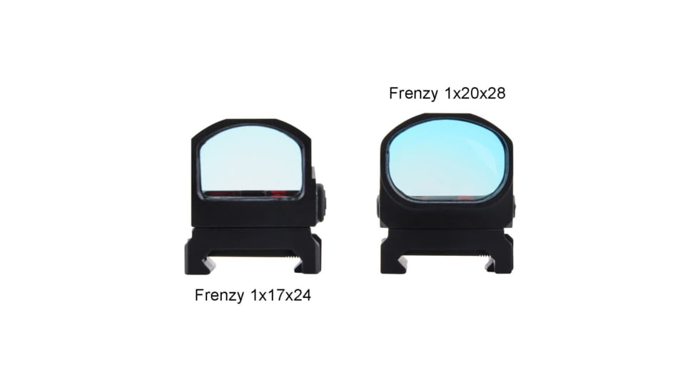 Vector Optics Frenzy Red Dot Sight, 1x, 20x28mm Objective Window, 3 MOA Dot Reticle, 6061-T6, Black, SCRD-35