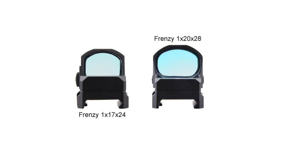 Vector Optics Frenzy Red Dot Sight, 1x, 20x28mm Objective Window, 3 MOA Dot Reticle, 6061-T6, Black, SCRD-35