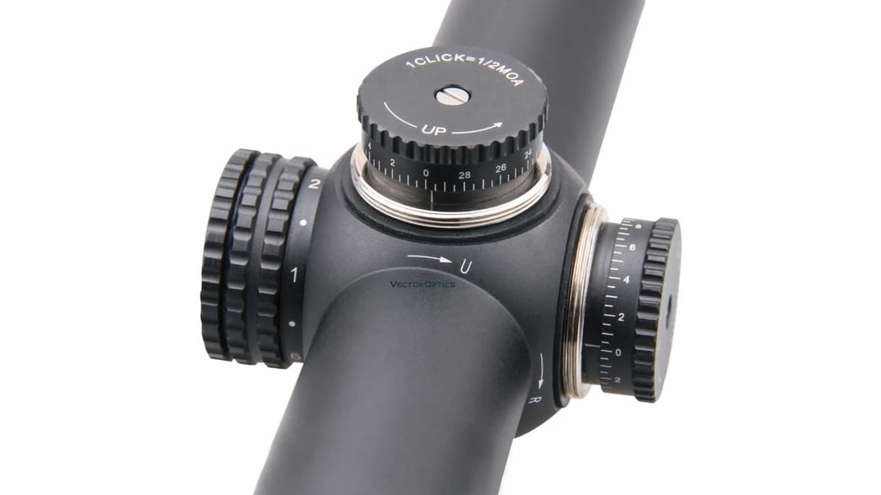 Vector Optics Grimlock Gen II Rifle Scope, 1-6x24mm, 30mm Tube, Etched VTC-3 Reticle, Black, SCOC-13II