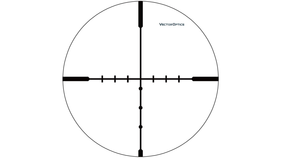 Vector Optics Hugo 3-12x44mm, Secong Focal Plane, 1inch Tube, Turkey Rifle Scope, Black, SCOM-30