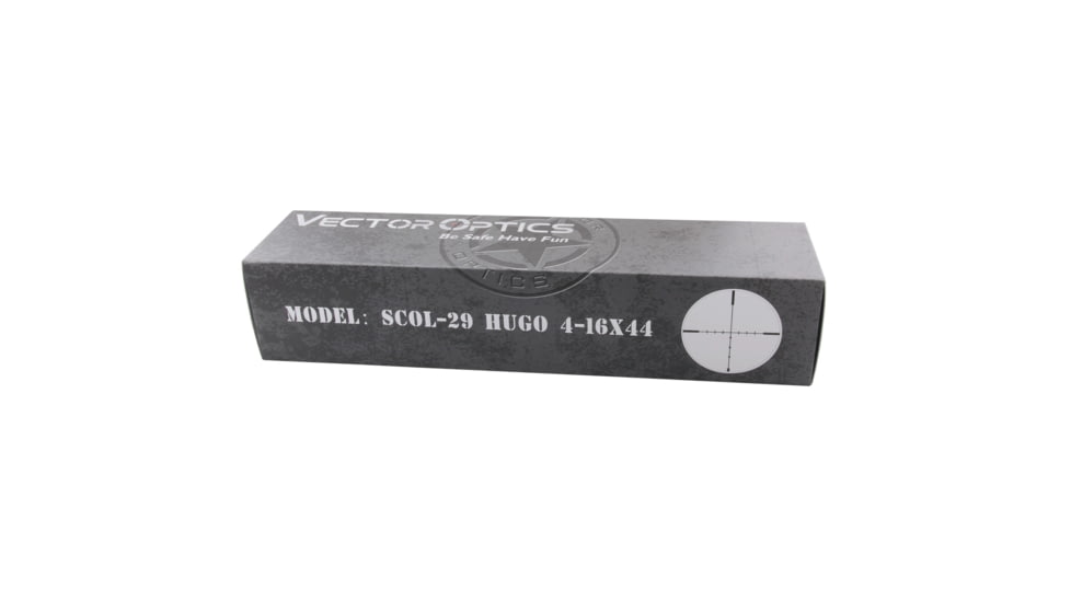 Vector Optics Hugo 4-16x44mm, 1inch Tube, Second Focal Plane, VOW-10BDC Reticle Rifle Scope, Black, SCOL-29