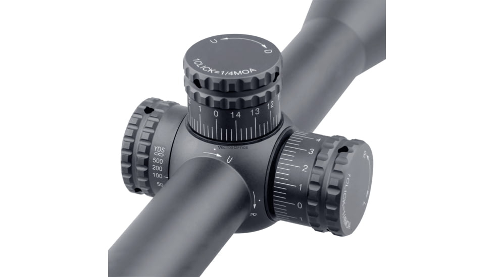 Vector Optics Hugo 4-16x44mm GT, 1 inch Tube, Second Focal Plane, Etched Glass BDC Reticle Rifle Scope, Black, SCOL-30