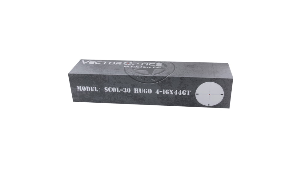 Vector Optics Hugo 4-16x44mm GT, 1 inch Tube, Second Focal Plane, Etched Glass BDC Reticle Rifle Scope, Black, SCOL-30
