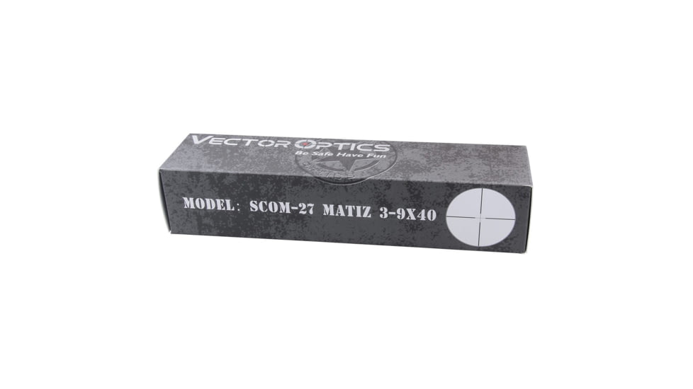 Vector Optics Matiz 3-9x40mm Rifle Scope, 25.4 mm, SFP, Duplex, Nitrogen Purged, Black, SCOM-27