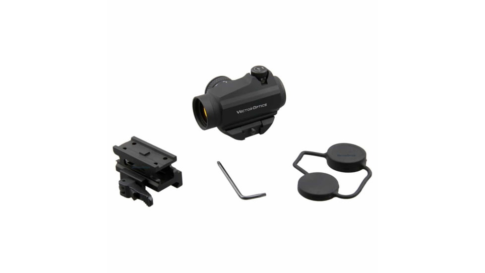 Vector Optics Maverick GenII 1x22mm Red Dot Sight, Unlimited, Picatinny, Black Matte, Black, SCRD-12II