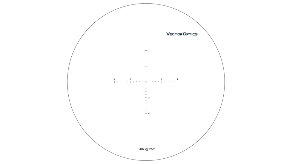 Vector Optics Sentinel-X 10-40x50mm Center Dot Riflescope, 30mm Tube, Second Focal Plane, Black, SCOL-34