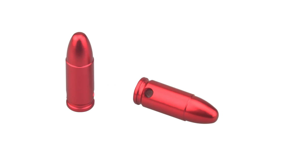 Vector Optics Snap Caps, Pistol, 9mm Luger, 6 Rounds/ Pack, w/ Sling, Red, SCSC-04