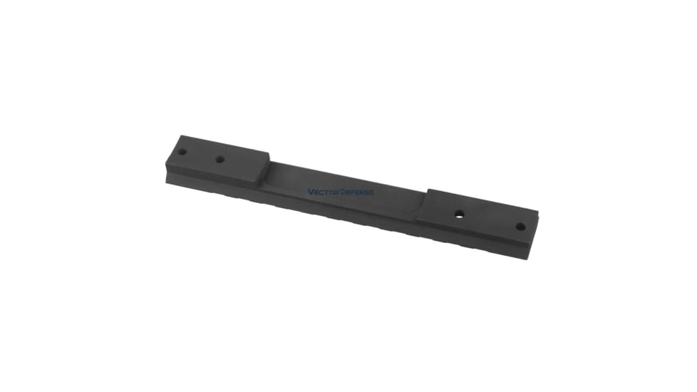 Vector Optics Tactical Rail, Remington Model 700, Picatinny, 5.4in Long, 0 MOA, 45 Steel, Black, SCRA-64