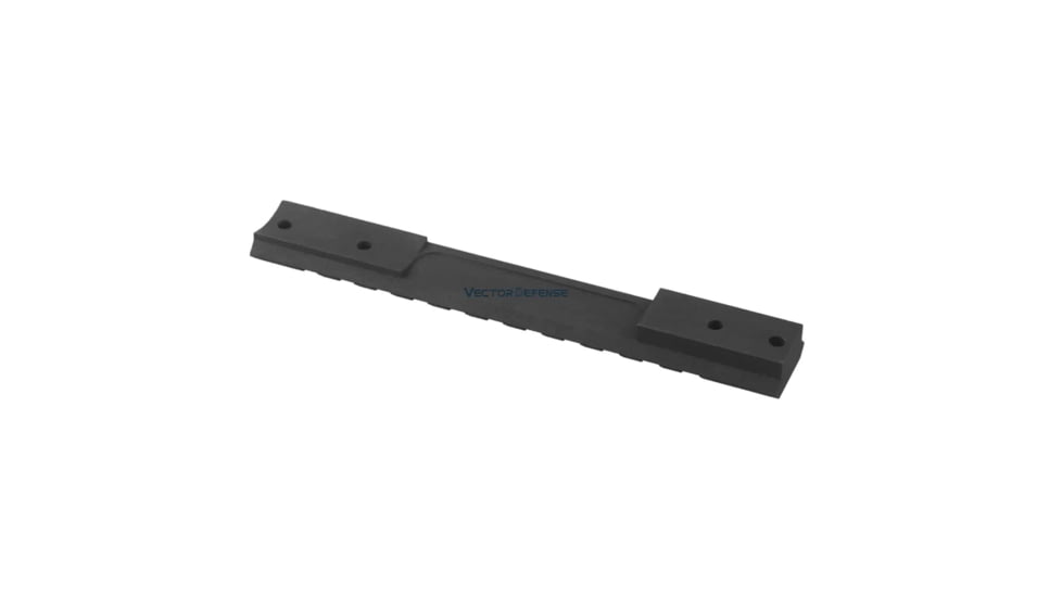 Vector Optics Tactical Rail, Remington Model 700, Picatinny, 5.4in Long, 20 MOA, 45 Steel, Black, SCRA-65