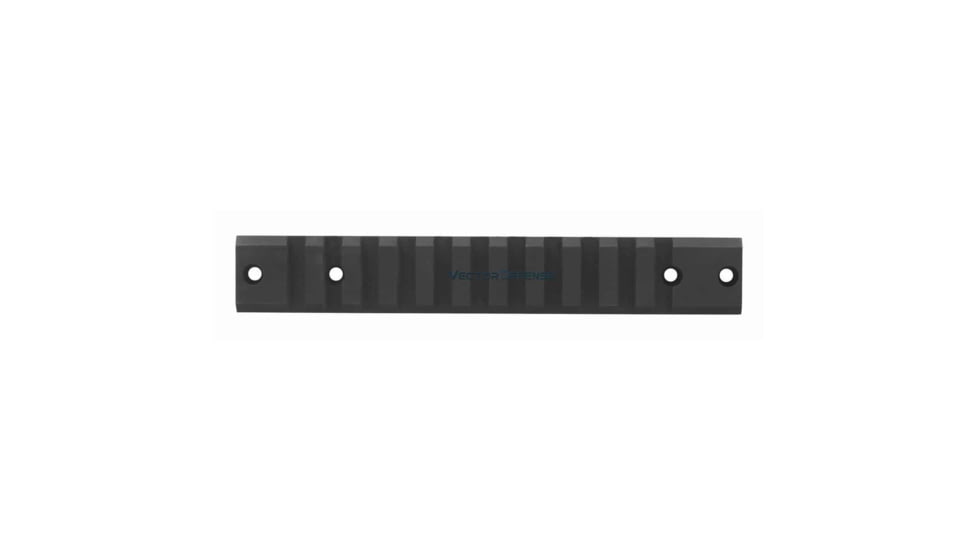 Vector Optics Tactical Rail, Remington Model 700, Picatinny, 5.4in Long, 20 MOA, 45 Steel, Black, SCRA-65