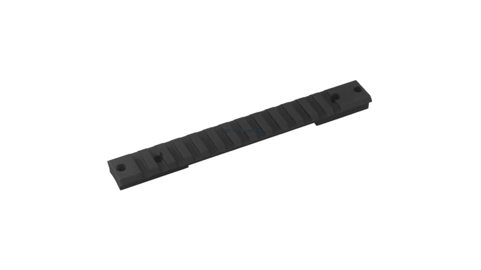 Vector Optics Tactical Rail, Remington Model 700, Picatinny, 6.25in Long, 0 MOA, 45 Steel, Black, SCRA-62