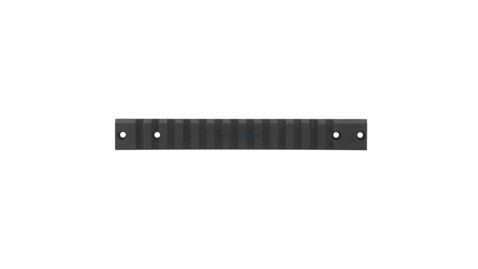 Vector Optics Tactical Rail, Remington Model 700, Picatinny, 6.25in Long, 0 MOA, 45 Steel, Black, SCRA-62