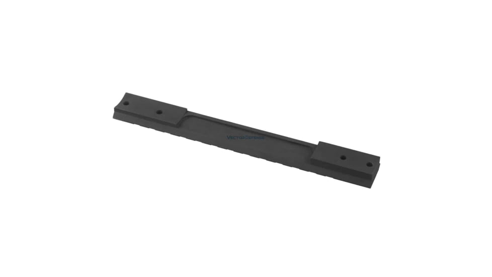 Vector Optics Tactical Rail, Remington Model 700, Picatinny, 6.25in Long, 0 MOA, 45 Steel, Black, SCRA-62