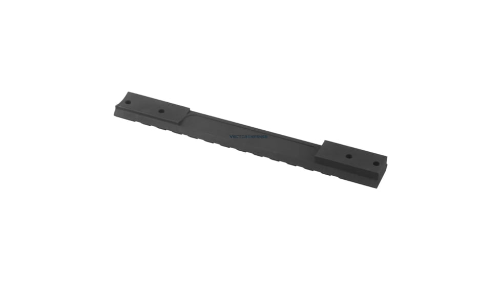 Vector Optics Tactical Rail, Remington Model 700, Picatinny, 6.25in Long, 20 MOA, 45 Steel, Black, SCRA-63