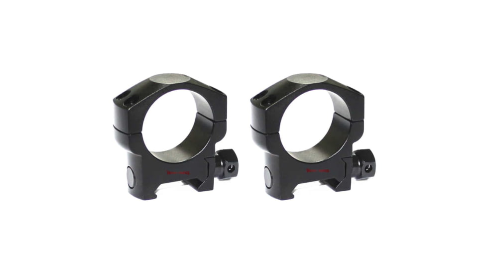 Vector Optics Tactical Rifle Scope Rings, 30mm Tube, Picatinny/ Weaver, 21.5mm Height, 6063-T6, Matte, Black, SCTM-27