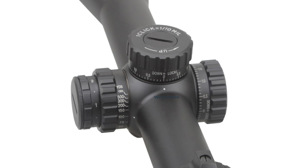 Vector Optics Taurus FFP Rifle Scope, 4-24x50mm, 30mm Monotube, Illuminated, MPX1 Reticle, Black, SCFF-17