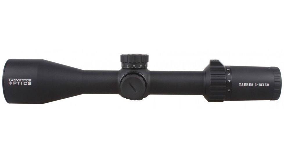Vector Optics Taurus Rifle Scope, 3-18x50mm, 30mm Monotube, Illuminated, MPX1 Reticle, Black SCFF-11