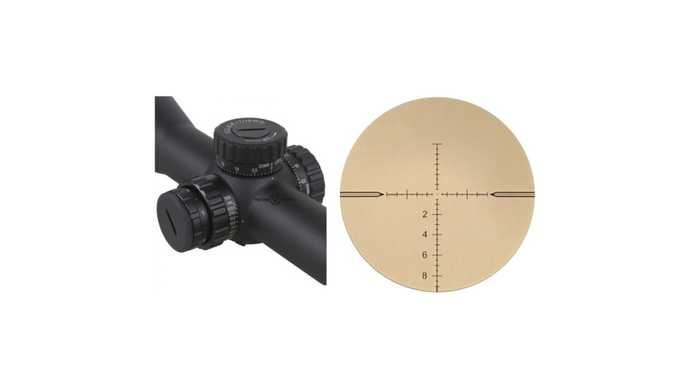 Vector Optics Taurus Rifle Scope, 3-18x50mm, 30mm Monotube, Illuminated, MPX1 Reticle, Black, SCFF-11