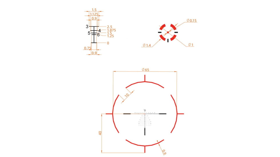 Vector Optics Continental x6 2-12x44mm 34mm Tube RAR Rifle Scope, First Focal Plane