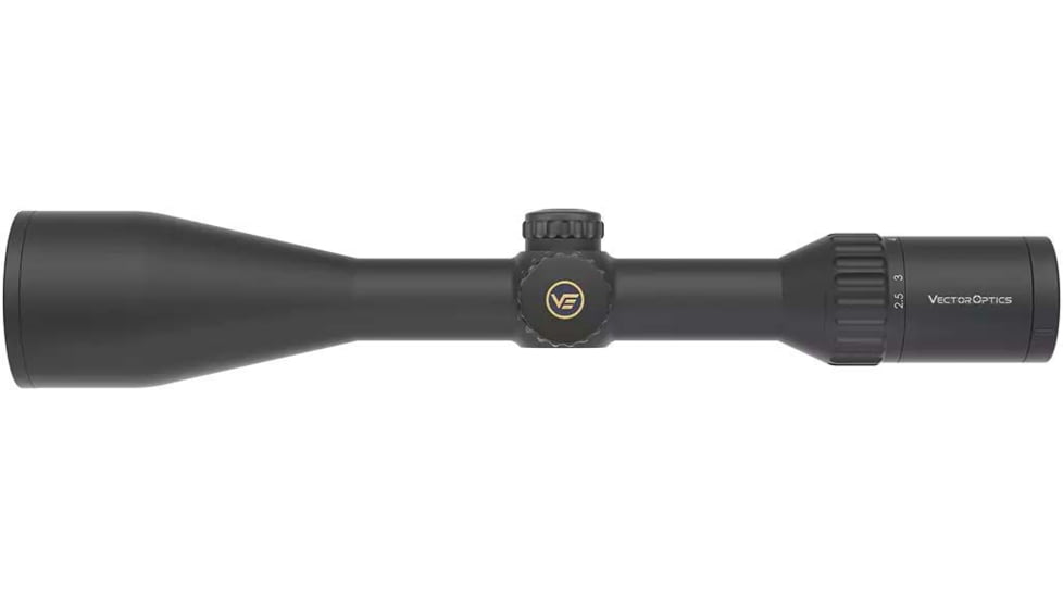 Vector Optics Continental X6 2.5-15x56 30 mm Tube Fiber Rifle Scope, Second Focal Plane