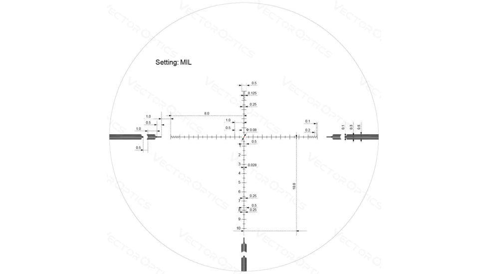 Vector Optics Orion MAX 3-18x44 HD 30mm Tube Rifle Scope, First Focal Plane