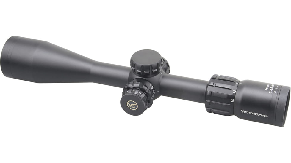 Vector Optics Paragon 3-15x44 1in Tube Rifle Scope,Second Focal Plane