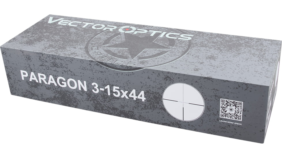 Vector Optics Paragon 3-15x44 1in Tube Rifle Scope,Second Focal Plane