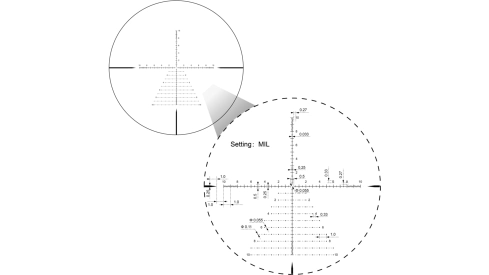 Vector Optics Tauron 4-32x56mm ED 34mm Tube Rifle Scope, First Focal Plane
