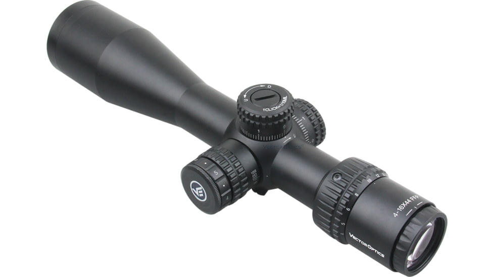 Vector Optics Veyron IR Illuminated IR Rifle Scope, 4-16x44mm, 30mm Tube, FFP, Etched Glass MPR-V5 Reticle, Matte, Black, SCFF-38