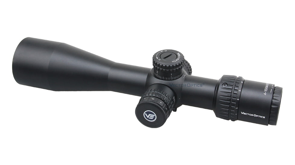 Vector Optics Veyron IR Illuminated IR Rifle Scope, 4-16x44mm, 30mm Tube, FFP, Etched Glass MPR-V5 Reticle, Matte, Black, SCFF-38