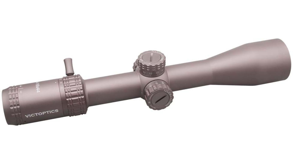 Vector Optics Victoptics S4 Rifle Scope, 4-16x44mm, 30mm Tube, FFP, MDL Wire Reticle, Coyote FDE, Black, OPSL26