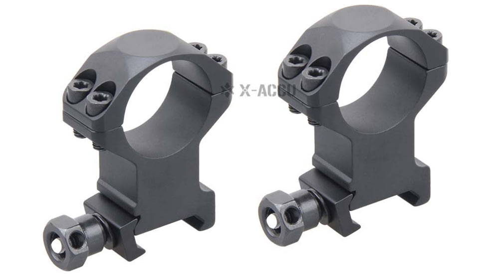 Vector Optics X-Accu 25.4mm Picatinny Rings, 1.25in, Chorme, XASR-2502