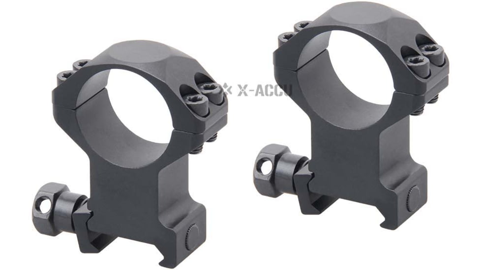 Vector Optics X-Accu 25.4mm Picatinny Rings, 1.25in, Chorme, XASR-2502
