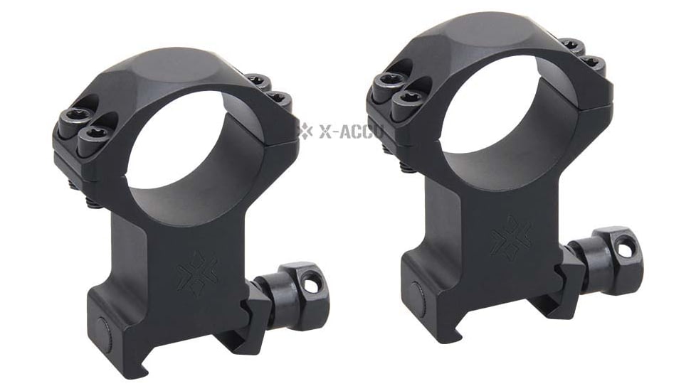 Vector Optics X-Accu 25.4mm Picatinny Rings, 1.4in, Chorme, XASR-2503