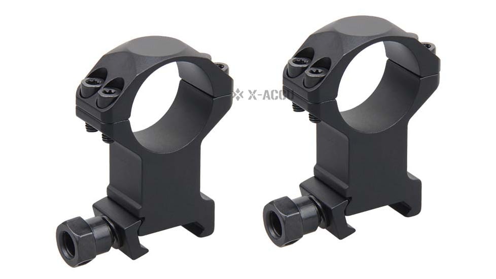 Vector Optics X-Accu 25.4mm Picatinny Rings, 1.4in, Chorme, XASR-2503