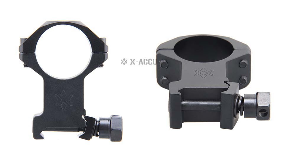 Vector Optics X-Accu 25.4mm Picatinny Rings, 1.4in, Chorme, XASR-2503
