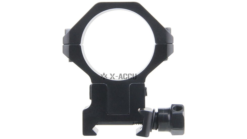 Vector Optics X-Accu 30mm Adjustable Elevation Picatinny Rings, 1913 Picatinny Mount, Black Matte, Chorme, XASR-3040