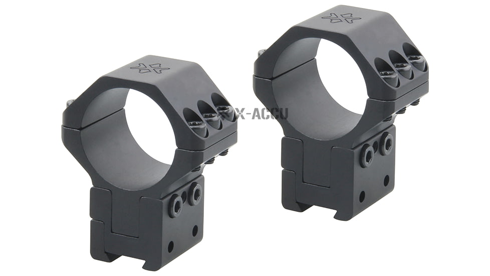 Vector Optics X-Accu 30mm Adjustable Elevation Picatinny Rings, Dovetail Mount, Black Matte, Chorme, XASR-3045