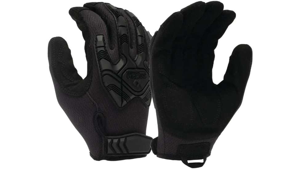 Venture Gear Tactical Heavy Duty Impact Operator H&amp;L Glove, Black, Medium, VGTG40BM