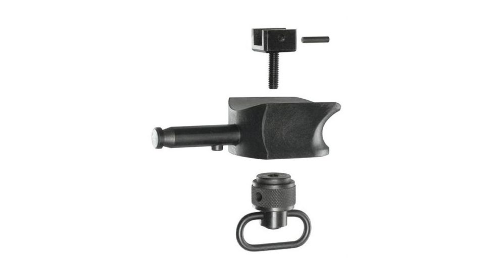 Versa-Pod Q.D. Sling Stud Bipod Adapter, Non Canting model, Black, 150-110